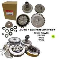 W110 W125 EX5 DREAM W100 W100R W110-DX ALPHA110 DASH110 AUTO CLUTCH COMP SET