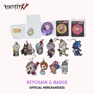 IDENTITY V Official Rubber Charm Metal Keychain Badge