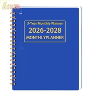 ECYOU Calendar Book, A4/A5 2026-2028 3 Years Monthly Planner, Portable Annual Summary Smooth Writing