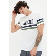 Trendyol - Regular Cut Crew Neck Short Sleeved College Printed T-Shirt (Male)