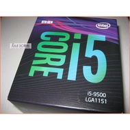 JULE 3C Club-Intel i5 9500 Ninth Generation/Six Core/9M/3G-4.4G/Brand New Box/1151 CPU