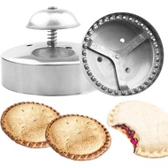 Ice Cream Goreng aiskrim Sandwich Cutter Sealer Mold Stainless Steel Round Cookie Decruster Maker Mo