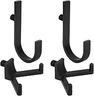 Storage 4 Pcs Storage Shed Hooks, Heavy Duty Tool Hangers Include J-Shape and A-Shape, Anti-Slip J/A