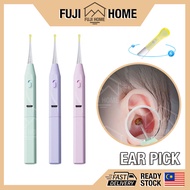 🏠READY STOCK🏠Earpick LED Ear Cleaner Extractor LED FlashLight Ear Cleaner USB Earwax Remover Baby Ki