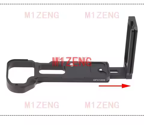 Adjustable Vertical Quick Release L Plate/Bracket hand Grip Holder for Fujifilm fuji GFX100S GFX50S2