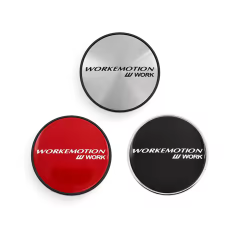 4PCS/lot 68MM WORK EMOTION Car Wheel Center Hub Caps Wheel Center Cap Decoration Auto Styling Rim Hu