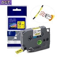 DGT Compatible with Brother Heat Shrink Tube Tape HSe Tape HSe-631 hse631 hse621 hse611 hse641 hse65