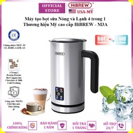 HiBREW M3A 4 in 1 Hot and Cold milk frother - Capacity 500W
