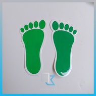 Footprint Stickers | Direction Marker Sticker | Stair Footprint | Durable Vinyl Material