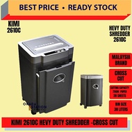 KIMI 2610C HEAVY DUTY PAPER SHREDDER -CROSS CUT / KIMI / 2610C / PAPER SHREDDER /