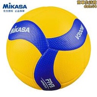 MIKASA米卡薩排球FIVB標準5號V300W中考學生專用比賽成人軟式硬排