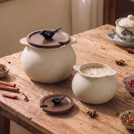 With Lid Lard Jar With Wooden Spoon New Style Household High-value Japanese Style Oil Splash Spicy S
