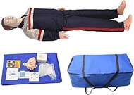 Educational Model Professional CPR Trainer Manikin, Life Size Adult Chest Compressions Manikin, Full