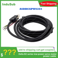 ASDBCAPW0203 ASDBCAPW0205 B2 Series low-power Servo Motor Power cable, 3M 5M