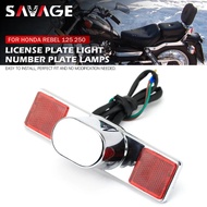 SAV License Plate Light For HONDA CA 125/250 Rebel CMX 250 CMX250 CA125 CA250 Motorcycle Accessories