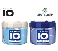 Code 10 Men Hair Cream / Krim Rambut 250ml