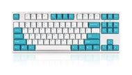 Leopold FC750RBT White/Mint TKL Bluetooth PD Double Shot PBT Mechanical Keyboard Cherry MX Red