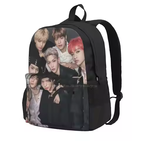 Stray Kids Hot Sale Schoolbag Backpack Fashion Bags Stray Kids Magazine Sheltter Kpop Stay Bangchan