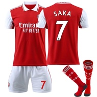2223 Arsenal Home Jersey No. 7 Saka Jersey Football Suit Customized Contact Customer Service