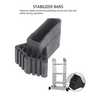 2 Pcs Anti-Slip Rubber Ladder Foot Rubber Universal Telescopic Ladder Foot Rubber Aluminum Folding L