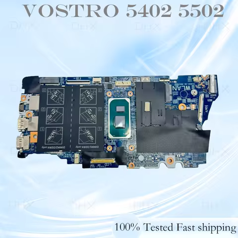 19862-1 For Dell Vostro 5402 5502 Motherboard CN-0G0XMN 04D2JV 0H2F8K 010GRP 0JV4DR i3 i5 i7 Laptop