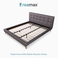 [Dreamax™] CETUS Bed Frame -  Single / Super Single / Queen Size / Upholstered bed frame / Headboards / Scandinavian / Bulky