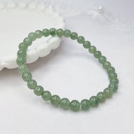 冰潤濃郁 滿色綠 手串 手珠 珠串 | 天然緬甸玉A貨翡翠