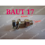 Bolt 17 Set Bolt Nut Ring M12 WP12 Set