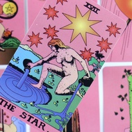 [Ready Stock] 10.3 * 6cm Pink A.E.Classic Waite Tarot/English Board Game/Card Game Pink A.E. Classic