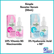 Simple Booster Serum (10% Vitamin B3 Niacinamide/10% Vitamin B3 Niacinamide) (30mL)