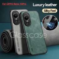 Oppo Reno 10 Pro Case For Oppo Reno10 9 pro plus 10pro 10proplus 10pro+ Reno10Pro 5G Luxury Leather Phone Case Fashion Couple Protection Casing Shockproof Soft Back Cases Cover