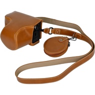 TYUANDOUER Alpha 7C II Case - PU Leather Bag Case for Sony A7C II/A7C Mark II Digital Camera with Ha