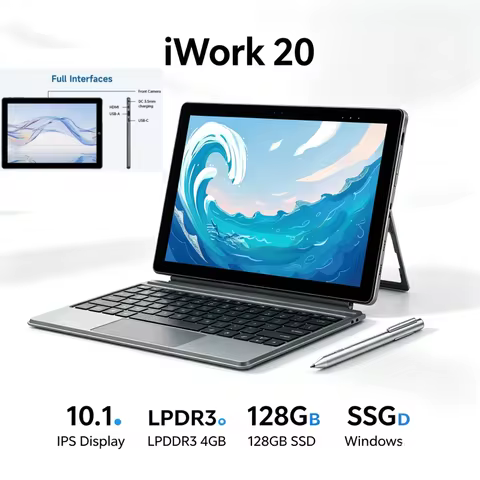 10.1 INCH 4GB LPDDR3 RAM 128GB ROM iWORK 20 Windows 10 Intel (R) Core(TM) N4020 CPU Quad Core 1.10GH