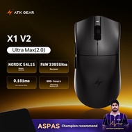 ATK X1 V2 Ultimate 2.0 Mouse Wireless Paw3950 Utrla 54g Lightweight 750ips 0.163ms Low Latency 650ip