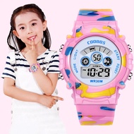 Boys Girls Waterproof Fashion Simple Style LED Luminous Electronic Digital Watches / Ladies High Quality pvc Belt Digital Watch / Girls Minimalist Casual Wristwatches