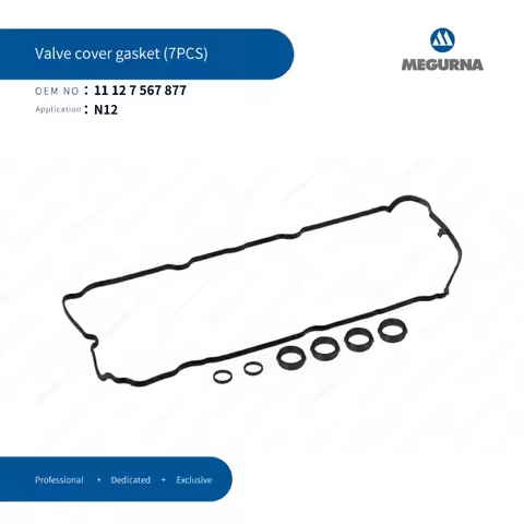 N12 Engine Valve Cover Gasket For MINI Cooper R55 R56 R57 R58 R59 R60 R61 Peugeot 207 Citroen C3 C4 