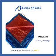 SAKOLIN BLUE-ORANGE WITH EYELETS