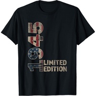 Men's cotton T-shirt 80th Birthday Gift men Vintage born 1945 turning 80 Year Old T-Shirt