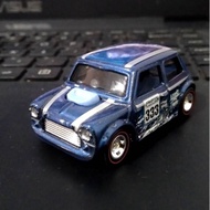 Custom Morris Mini Blue Ban Karet Rivet Mr Bean Mrbean Cooper Mattel Hw Hot Wheels Hotwheels Rare Ok