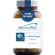 MethylPro 10mg L-Methylfolate (30 Capsules) - Professional Strength Active Methyl Folate, 1000 mcg 5