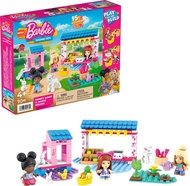 MEGA Barbie Toy Building Set, Farmer's Market with 3 Barbie Micro-Dolls, 4 Barbie Pets and Accessori