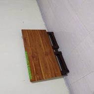 PROMO MEJA KERJA LIPAT, MEJA BELAJAR LIPAT KAYU JATI 70X45X75 KODE 144