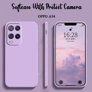 Softcase Macaron Polos Camera Protect For Oppo A54 Oppo A54S - Case hp Oppo A54 Oppo A54S - Casing h