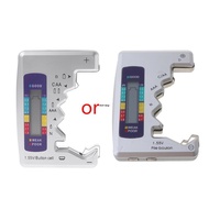 ✿ Digital Battery Tester Battery Capacity Detector For C/D/N/AA/AAA/9V 6F22 Batteries /1.55V button 