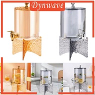 [Dynwave] Beverage Dispenser Glass Drink Dispenser with Stand for Drink Juice Beverage