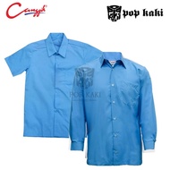 CANGGIH SCHOOL UNIFORM BIRU LENGAN PANJANG & PENDEK