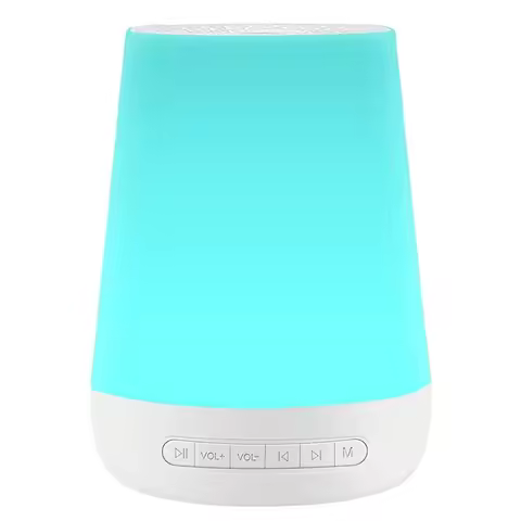 White Noise Machine Baby Sleep Sound Machine Colorful Night Lights 28 Soothing Sounds 30min/60min/90