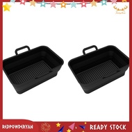 [Stock] Silicone Air Fryer Liners for Ninja Dual Air Fryer AF400UK &amp; Tower T17088, Foldable Silicone Air Fryer Basket Inserts