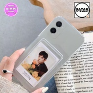 Case Hp Oppo A76 - A96 Slot Card Bening Pelindung Belakang Ponsel - Pelindung Handphone - Case Handp