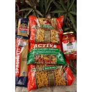 PASTA GIFT COMBO: 1 SPIRAL 500GR + 1 SAUCE 500GR + 1 MASRYA 500GR + 1 TUBE 500GR + 1 REGYNNA 400GR +